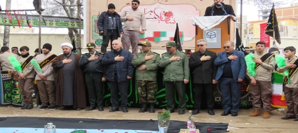 مراسم وداع و تدفین پیکر مطهر شهید گمنام در دانشگاه فرهنگیان اردبیل