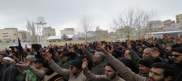 مراسم وداع و تدفین پیکر مطهر شهید گمنام در دانشگاه فرهنگیان اردبیل