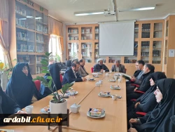 آیین تکریم و معارفه معاون دانشجویی توسعه منابع و معارفه معاون اموزشی؛ فرهنگی و پژوهشی پردیس بنت الهدی صدر