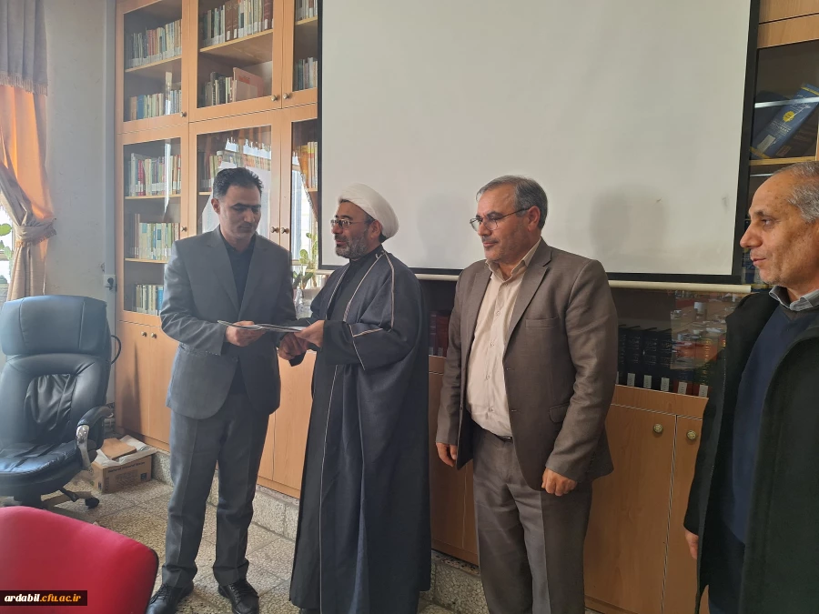 آیین تکریم و معارفه معاون دانشجویی توسعه منابع و معارفه معاون اموزشی؛ فرهنگی و پژوهشی پردیس بنت الهدی صدر