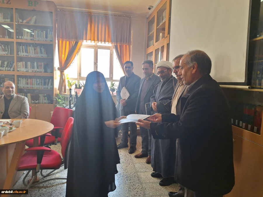 آیین تکریم و معارفه معاون دانشجویی توسعه منابع و معارفه معاون اموزشی؛ فرهنگی و پژوهشی پردیس بنت الهدی صدر