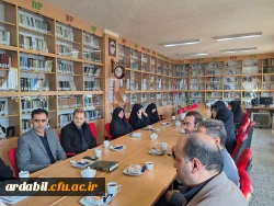 آیین تکریم و معارفه معاون دانشجویی توسعه منابع و معارفه معاون اموزشی؛ فرهنگی و پژوهشی پردیس بنت الهدی صدر