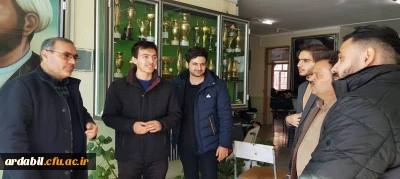 بازدید سرپرست دانشگاه فرهنگیان اردبیل از روند برگزاری امتحانات پایان ترم