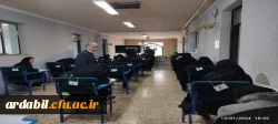 بازدید سرپرست دانشگاه فرهنگیان اردبیل از روند برگزاری امتحانات پایان ترم