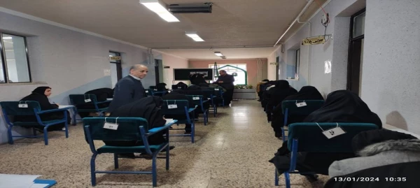 بازدید سرپرست دانشگاه فرهنگیان اردبیل از روند برگزاری امتحانات پایان ترم