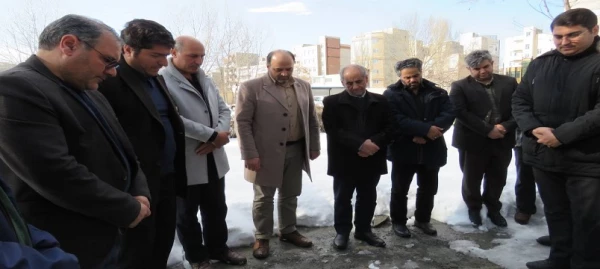 مراسم چهلمین روز تدفین شهید گمنام در دانشگاه فرهنگیان اردبی