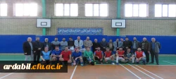 مسابقه ورزشی فوتسال ویژه کارکنان دانشگاه فرهنگیان استان اردبیل 