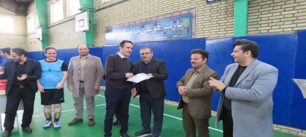 مسابقه ورزشی فوتسال ویژه کارکنان دانشگاه فرهنگیان استان اردبیل 