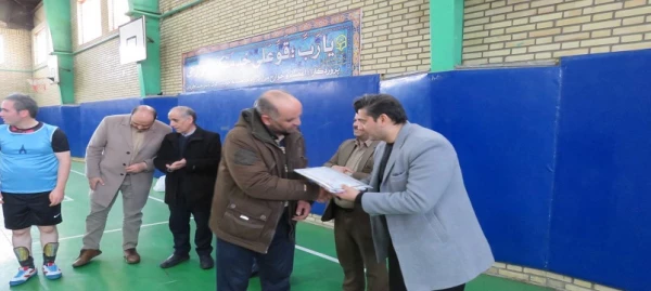 مسابقه ورزشی فوتسال ویژه کارکنان دانشگاه فرهنگیان استان اردبیل 