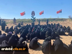 حضور دانشجومعلمان دانشگاه فرهنگیان استان اردبیل در اردوی راهیان نور