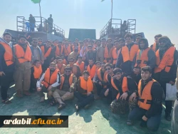 حضور دانشجومعلمان دانشگاه فرهنگیان استان اردبیل در اردوی راهیان نور