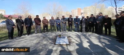 همزمان با نخستین روز کاری سال جدید صورت گرفت: 

دیدار نوروزی و تجدید میثاق دانشگاهیان دانشگاه فرهنگیان اردبیل با شهید گمنام