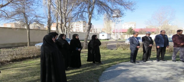 دیدار نوروزی و تجدید میثاق دانشگاهیان دانشگاه فرهنگیان اردبیل با شهید گمنام