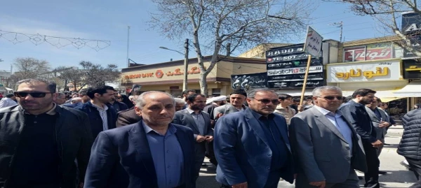 حضور اساتید،کارکنان و دانشجو معلمان دانشگاه فرهنگیان استان اردبیل در راهپیمایی روز جهانی قدس