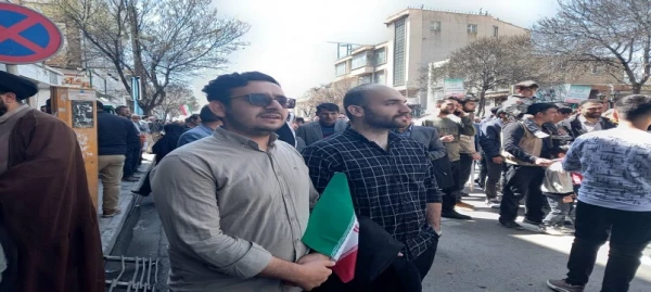 حضور اساتید،کارکنان و دانشجو معلمان دانشگاه فرهنگیان استان اردبیل در راهپیمایی روز جهانی قدس