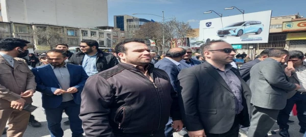 حضور اساتید،کارکنان و دانشجو معلمان دانشگاه فرهنگیان استان اردبیل در راهپیمایی روز جهانی قدس