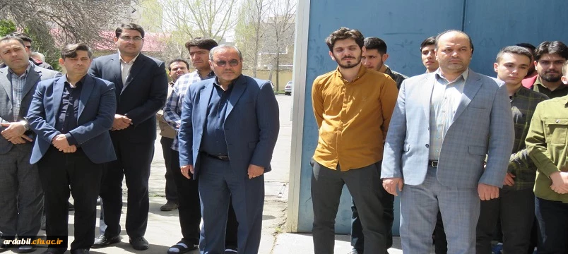 تجمع دانشگاهیان دانشگاه فرهنگیان استان اردبیل در حمایت از پاسخ نظامی ایران به رژیم صهیونیستی