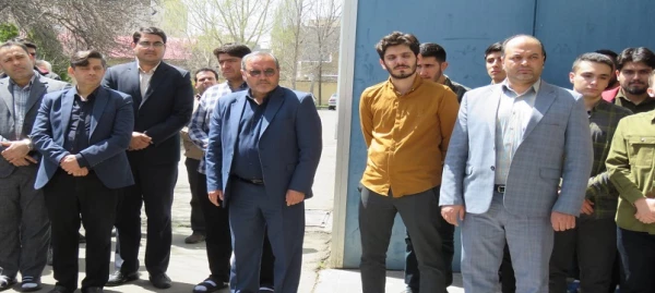 تجمع دانشگاهیان دانشگاه فرهنگیان استان اردبیل در حمایت از پاسخ نظامی ایران به رژیم صهیونیستی