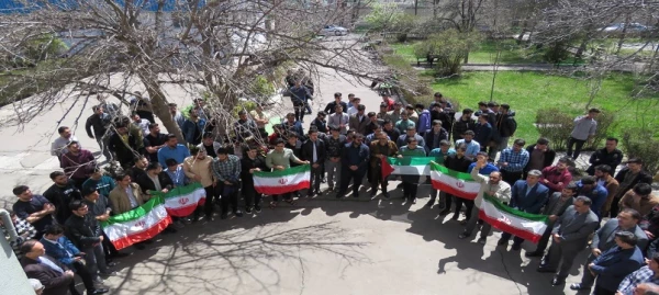 تجمع دانشگاهیان دانشگاه فرهنگیان استان اردبیل در حمایت از پاسخ نظامی ایران به رژیم صهیونیستی