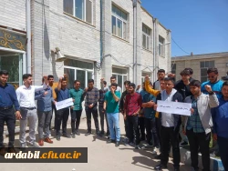 تجمع اساتید،کارکنان و دانشجو معلمان مرکز آموزش عالی آزادگان نیر در حمایت از دانشجویان حامی فلسطین در آمریکا