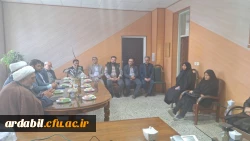 دیدار  صمیمانه رییس دانشگاه علوم پزشکی و هیات همراه وی با سرپرست پردیس بنت الهدی صدر 