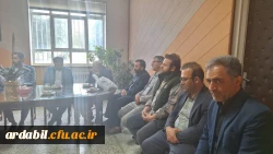 دیدار  صمیمانه رییس دانشگاه علوم پزشکی و هیات همراه وی با سرپرست پردیس بنت الهدی صدر 