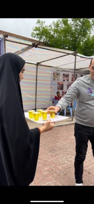 برپایی موکب گروه جهادی دانشگاه فرهنگیان استان اردبیل به مناسبت روز دختر