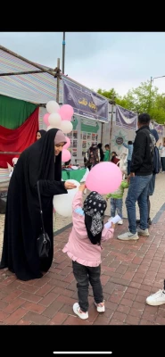 برپایی موکب گروه جهادی دانشگاه فرهنگیان استان اردبیل به مناسبت روز دختر