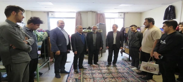 بازدید سرپرست دانشگاه فرهنگیان استان  و جمعی از مسئولین دانشگاه از سراهای دانشجویی  