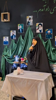 مراسم یادبود شهدای خدمت در پردیس بنت الهدی صدر 
