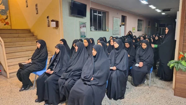 مراسم یادبود شهدای خدمت در پردیس بنت الهدی صدر 