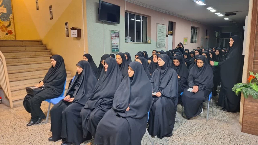 مراسم یادبود شهدای خدمت در پردیس بنت الهدی صدر 