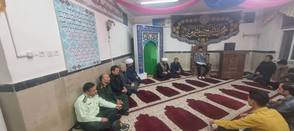 مراسم شب شهادت سید شهیدان اهل خدمت در مرکز آموزش عالی آزادگان نیر