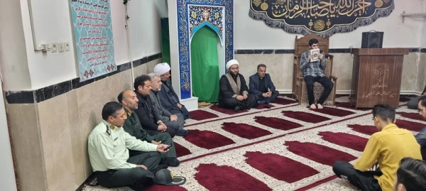 مراسم شب شهادت سید شهیدان اهل خدمت در مرکز آموزش عالی آزادگان نیر