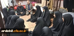 بازدید مشاور وزیر آموزش و پرورش و مدیرکل آموزش و پرورش استان از سرای شهیده فائزه رحیمی پردیس بنت الهدی صدر 