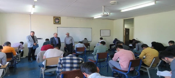 بازدید سرپرست دانشگاه فرهنگیان استان اردبیل از روند برگزاری امتحانات پایان ترم