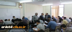 بازدید سرپرست دانشگاه فرهنگیان استان اردبیل از روند برگزاری امتحانات پایان ترم
