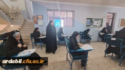 بازدید سرپرست مدیریت امور پردیس های استان اردبیل از روند امتحانات پردیس بنت الهدی صدر