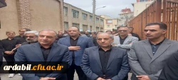 حضوراساتید و کارکنان دانشگاه فرهنگیان اردبیل در دسته عزاداری دانشگاه های استان