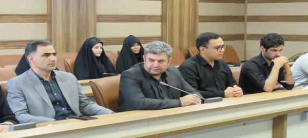 آیین تکریم و معارفه مسئول بسیج دانشجویی پردیس علامه طباطبایی دانشگاه فرهنگیان استان اردبیل