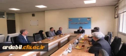بازدید معاون برنامه ریزی و توسعه منابع سازمان مرکزی از دانشگاه فرهنگیان استان اردبیل