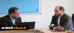 بازدید معاون برنامه ریزی و توسعه منابع سازمان مرکزی از دانشگاه فرهنگیان استان اردبیل