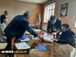 عقد قرارداد اجاره هتل مهدی استان به عنوان خوابگاه دانشجویی بنت الهدی صدر