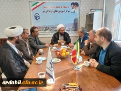 بازدید معاون فرمانداری شهرستان نیر از مرکز آموزش عالی آزادگان نیر