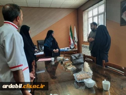 جلسه سرپرست پردیس با مسئولان آشپزخانه