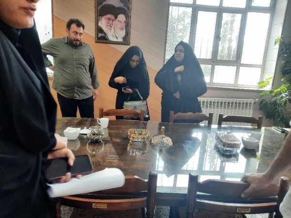 جلسه سرپرست پردیس با مسئولان آشپزخانه