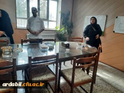 جلسه سرپرست پردیس با مسئولان آشپزخانه