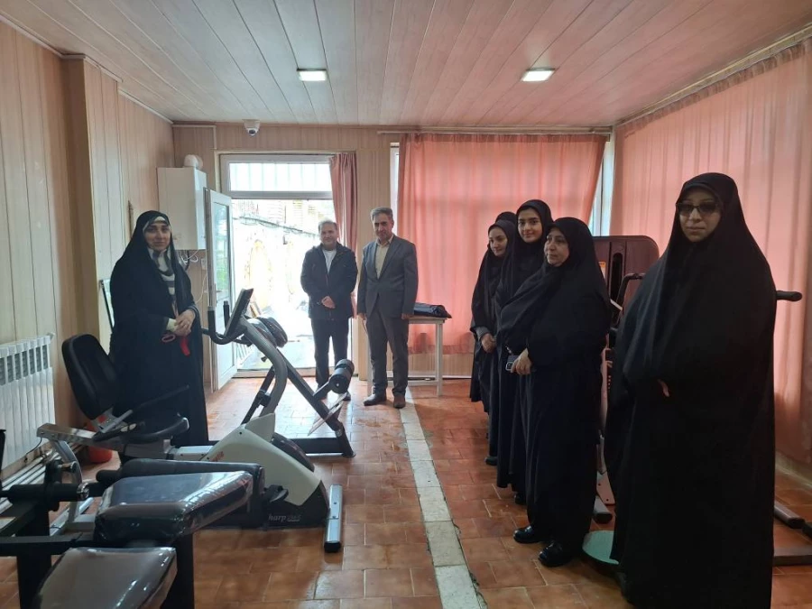 افتتاحیه سالن تندرستی پردیس بنت الهدی صدر