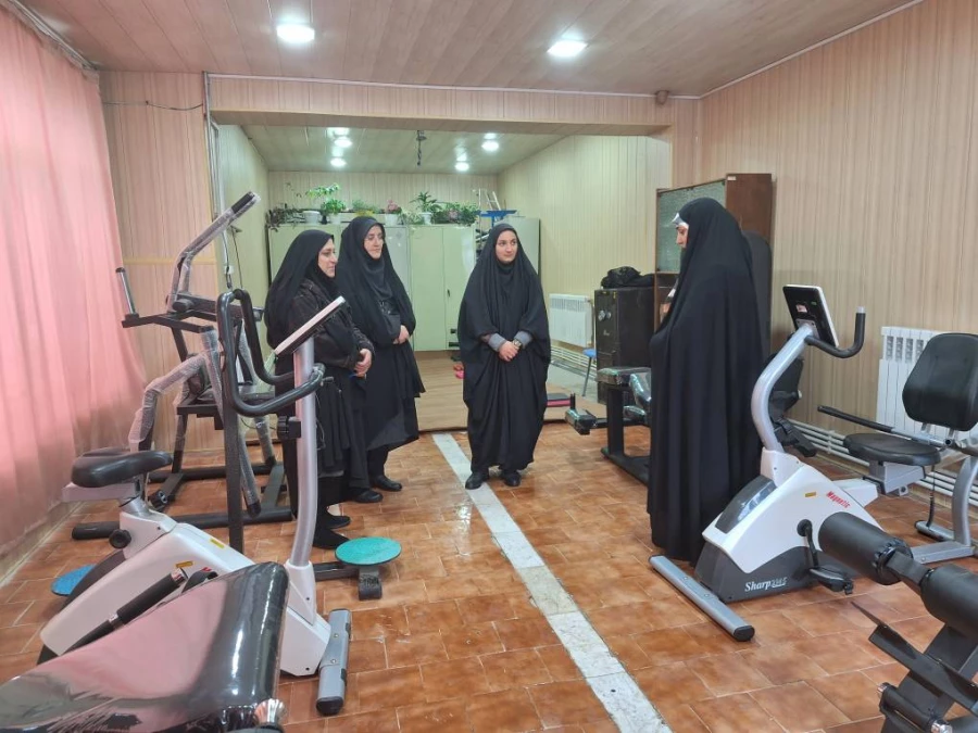 افتتاحیه سالن تندرستی پردیس بنت الهدی صدر