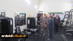 آیین افتتاحیه مرکز ورزش و تندرستی دانشگاه فرهنگیان استان اردبیل